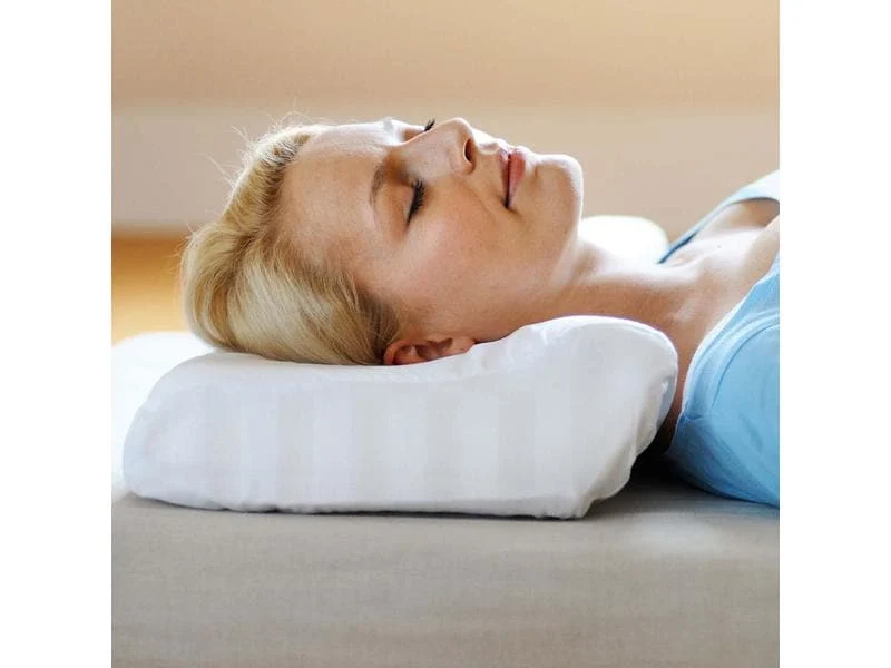SISSEL Nackenkissen Soft Deluxe, mit Satin-Bezug, 63 x 33 cm