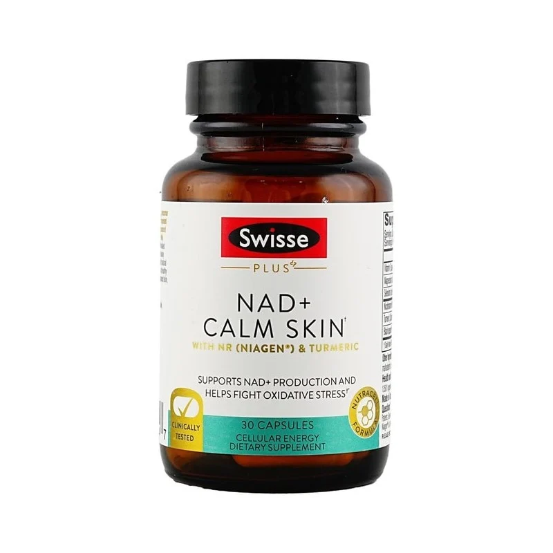 [Self-operated] Australian SWISSE Plus NAD+ Soothing Skin Supplement 30 Tablets