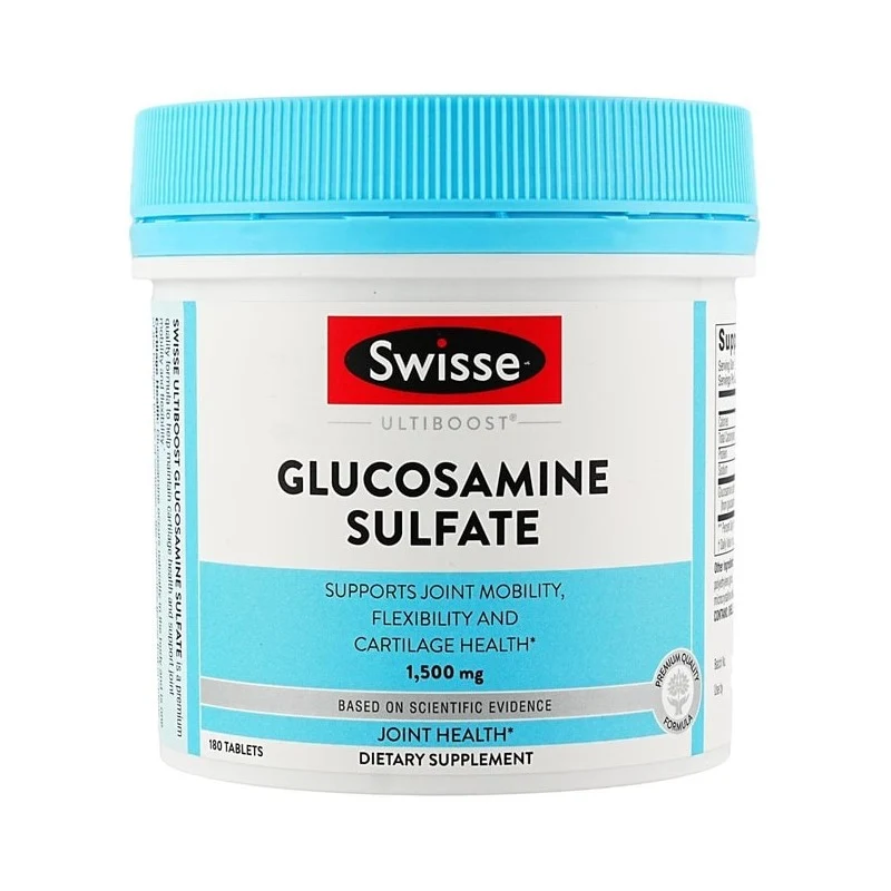 [Self-operated] Australian SWISSE Glucosamine 1500mg 180 tablets glucosamine tablets to protect bone and joint glucosamine
