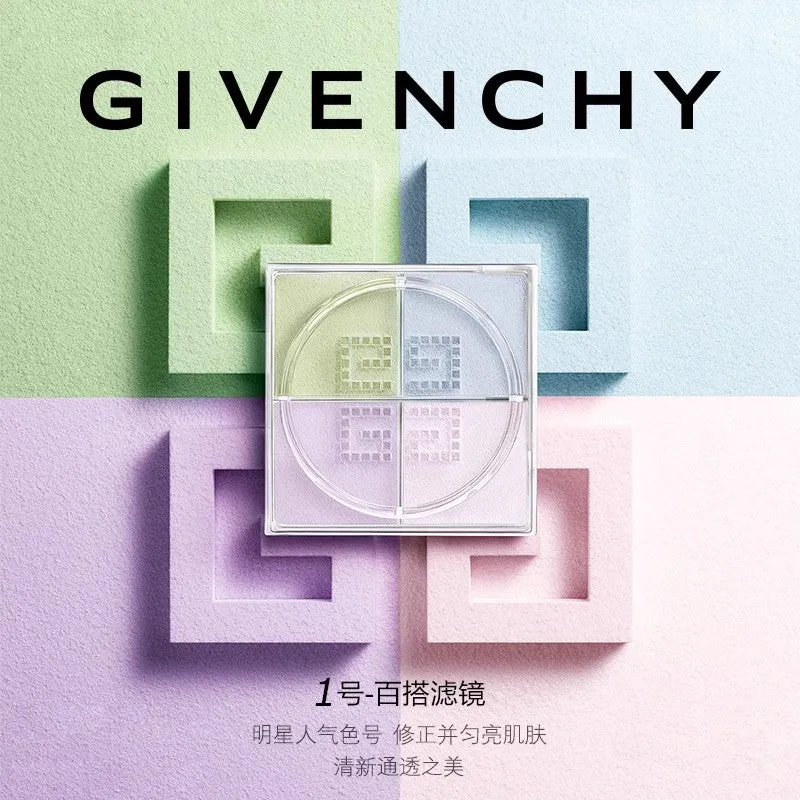 [Self-operated] Italy Givenchy Givenchy Star Four Square Loose Powder #01 All-match Filter 10g Setting Powder Oil Control Long-lasting No Makeup Loose Powder Long-lasting Loose Powder Setting Makeup Brightening Matte