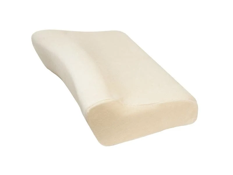 SISSEL Nackenkissen Soft Plus, mit Veloursbezug ecru, 47 x 33 cm