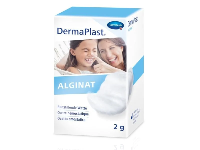 DermaPlast Alginat, blutstillende Watte, 2g