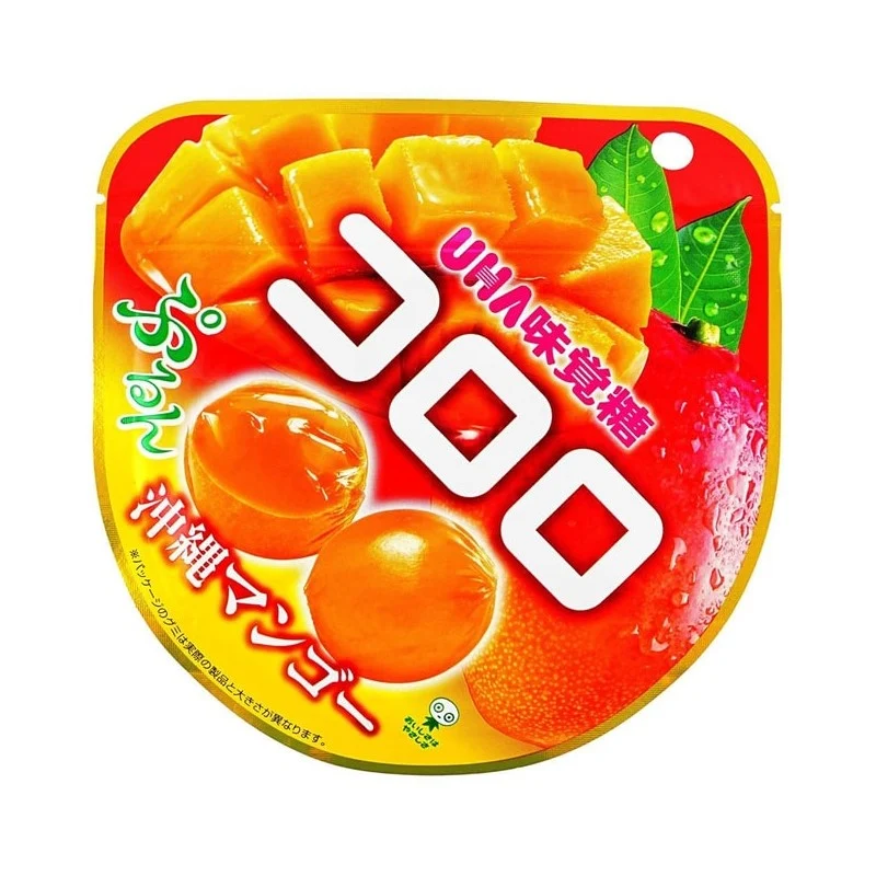[Self-operated] Japanese UHA Yuha Mikakuto seasonal limited edition all-natural fruit juice gummy candy mango flavor 40g