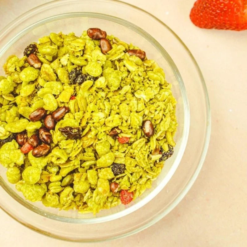 [Self-operated] Japan Calbee Frugra Matcha Red Bean Cereal Season Limited 550g Nutritious Breakfast Oatmeal Hokkaido Red Bean Breakfast Cereal Drink Oatmeal