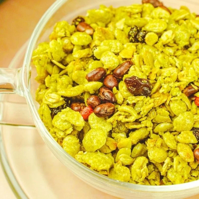 [Self-operated] Japan Calbee Frugra Matcha Red Bean Cereal Season Limited 550g Nutritious Breakfast Oatmeal Hokkaido Red Bean Breakfast Cereal Drink Oatmeal