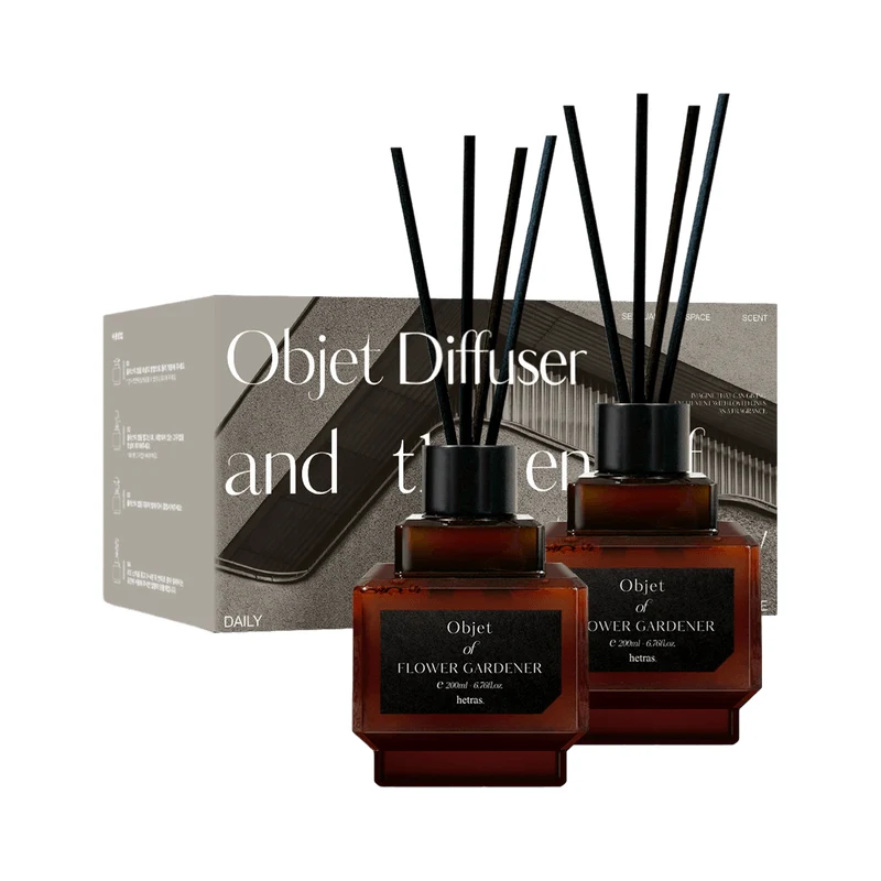 [Self-operated] Korean HETRAS fireless aromatherapy essential oil aromatherapy chief perfumer art diffuser 200ml*2 pieces #11 florist G-Dragon GD recommended brand indoor fireless aromatherapy diffuser aromatherapy car perfume long-lasting fragrance