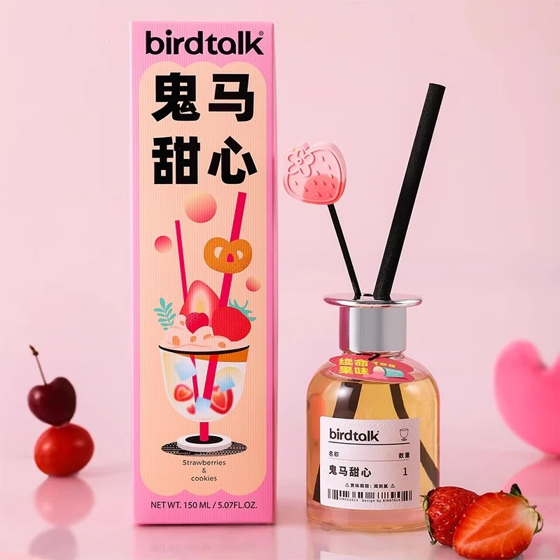 [Self-operated] China BIRDTALK playful menu series aromatherapy essential oil fragrance fireless aromatherapy ghost horse sweetheart 150ml indoor aromatherapy air purification deodorization