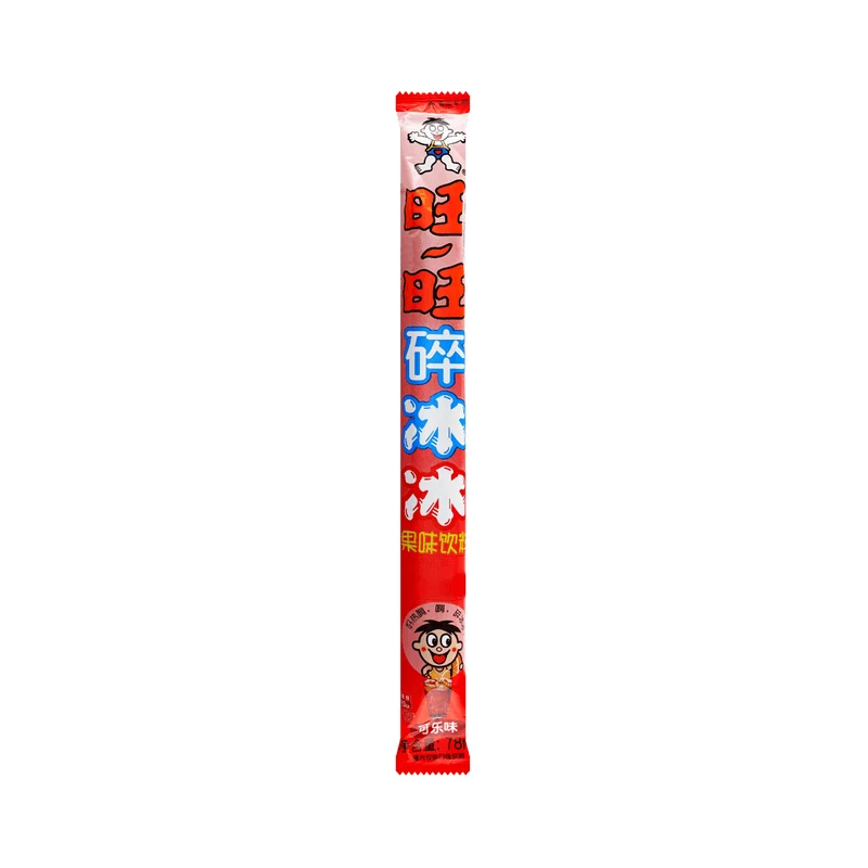 【Self-operated】China Want Want Crushed Ice Fruit Drink Cola Flavor 78ml Children's Popsicle Crushed Popsicle Popsicle Jelly Sucking Ice