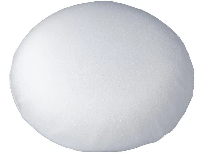 SISSEL Sit Ring rund, mit Frottee-Bezug, weiss, Ø 45 cm (aussen)