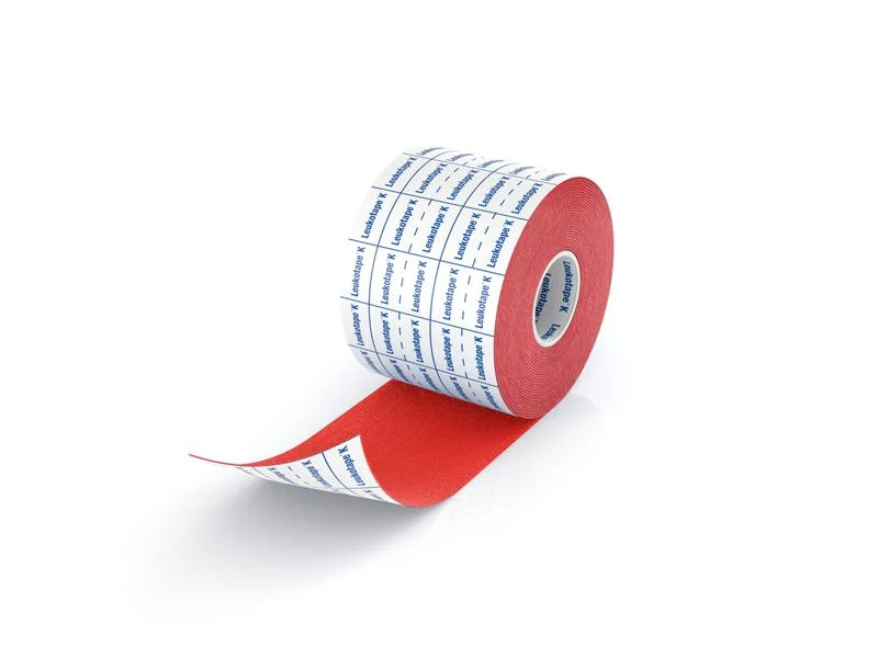 Leukotape K Kinesiologie Tape, rot, elastisch, 5 cm x 5 m, 1 Stück