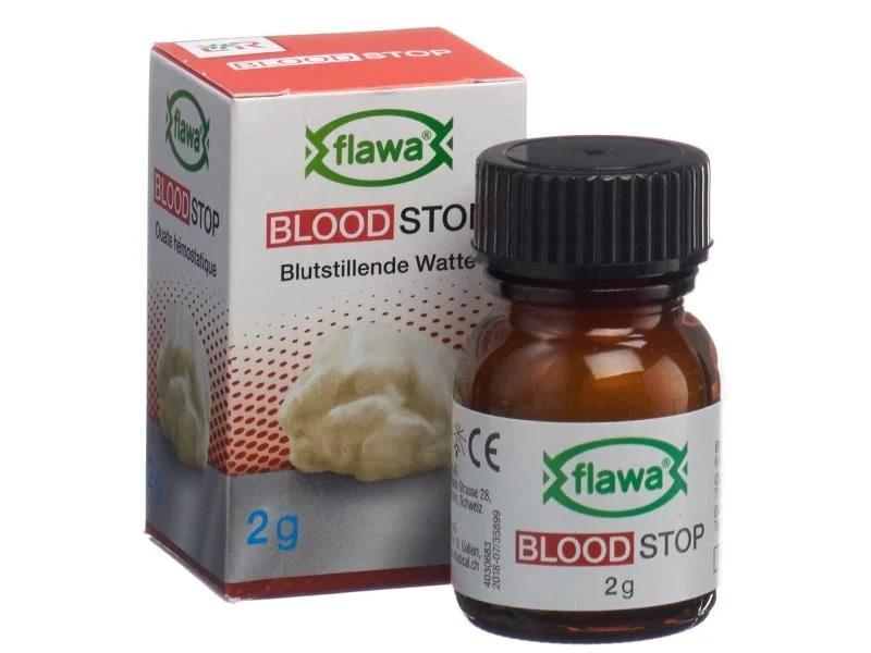 FLAWA Blood Stop, blutstillende Watte, steril, 2g