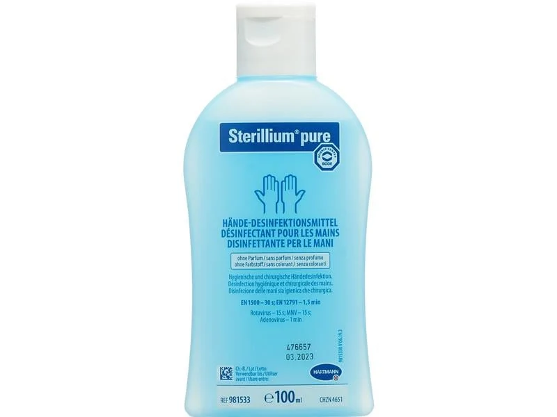 Sterillium Pure Desinfektionsmittel, für die Hände, 100 ml, flüssig