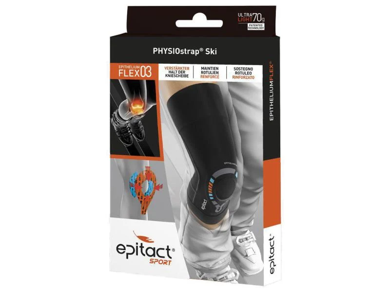 Epitact Sport Physiostrap Ski, Kniebandage in Grösse L, 1 Stück