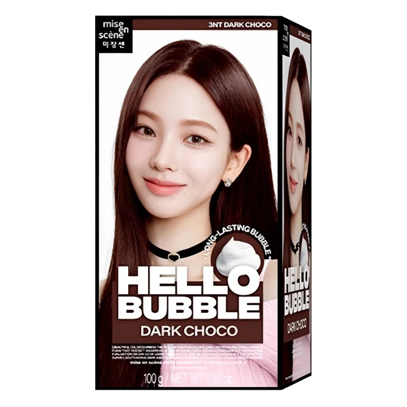 [Self-operated] Korea MISE EN SCENE Amore's new upgraded Mei Shang Xuan foam hair dye #3NT dark chocolate bubble dye hair dye cream