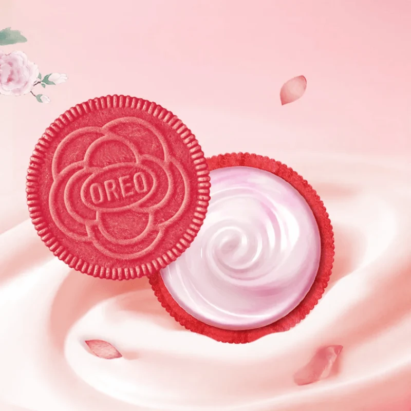 [Self-operated] China Oreo Hongyan Danxiang sandwich biscuits cream peony flavor 97g national style limited biscuit pattern breakfast food snacks casual office dessert