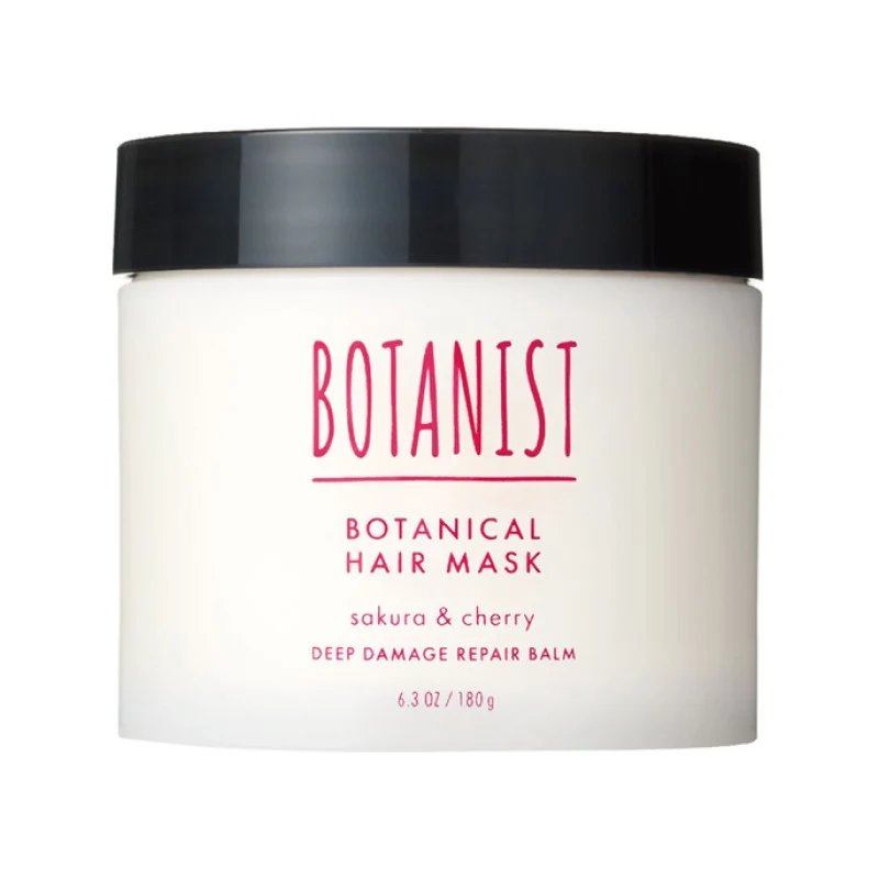 [Self-operated] Japan BOTANIST Botanist Plant Hair Mask Deep Damage Repair Cream 180g Sakura and Cherry Fragrance