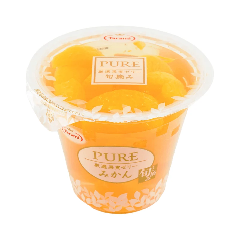 [Self-operated] Japanese Tarami Tara honey pulp jelly orange flavor 270g pudding jelly snacks
