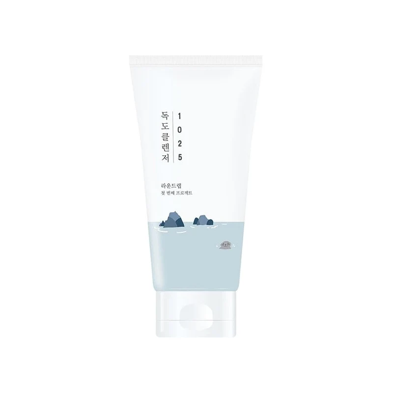 [Self-operated] South Korea ROUND LAB Rouenlai 1025 Dokdo Cleansing Milk 150ml Amino Acid Gel Cleanser Deep Cleansing Cleanser