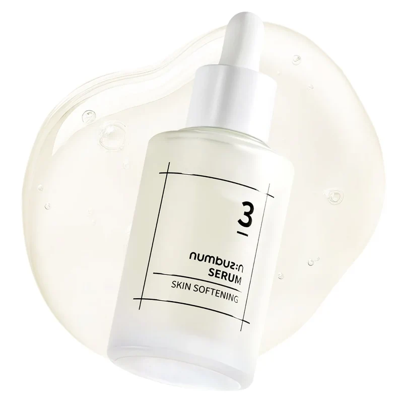 [Self-operated] South Korea NUMBUZIN No. 3 smooth and tender skin fairy essence 50ml soft skin microdermabrasion small white bottle shrink pores delicate repair