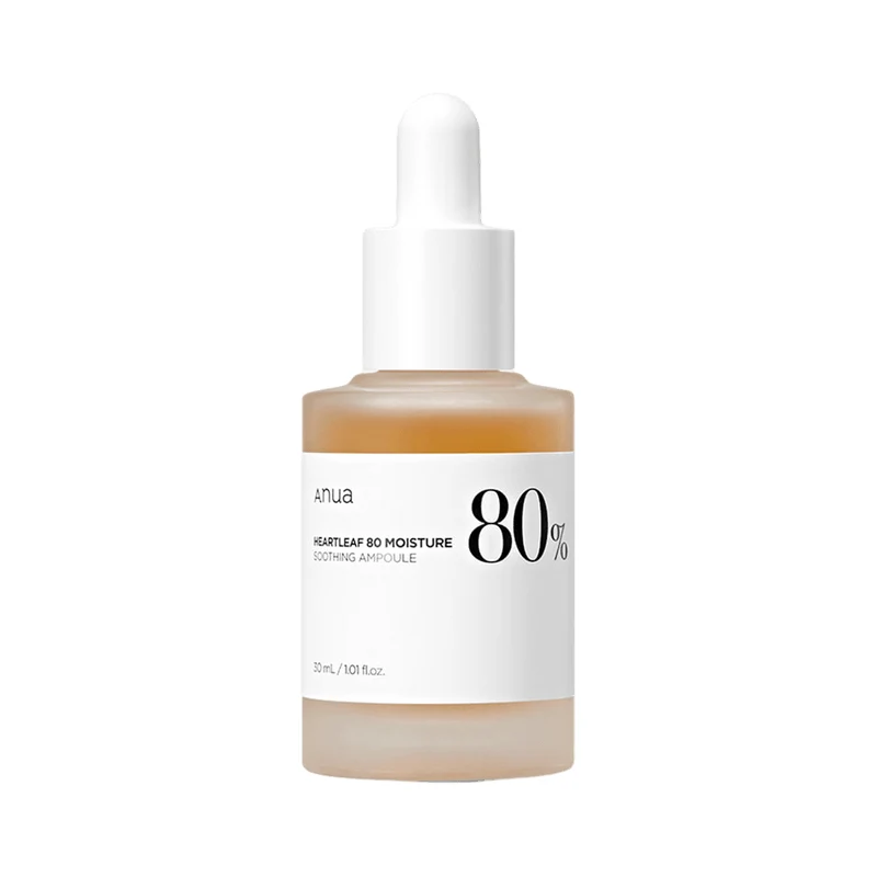 [Self-operated] South Korea Anua Anyu'an Houttuynia cordata 80% ampoule essence 30ml calming hydrating repair soothing sensitive skin repair