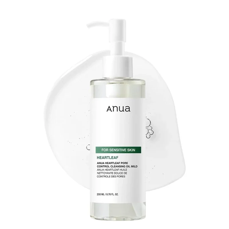 [Self-operated] South Korea Anua Anyu'an Houttuynia Deep Cleansing Makeup Remover Mild Type 200ml Pore Control Cleansing Oil Deep Cleansing Gentle Makeup Remover Refreshing Non-greasy Gentle Non-irritating Sensitive Skin Acne Skin Can Be Used