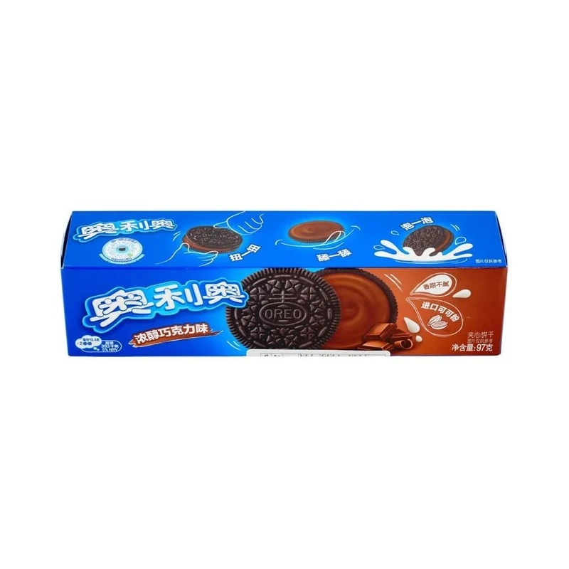 [Self-operated] China Oreo sandwich biscuits rich chocolate flavor 97g breakfast food snacks casual office dessert