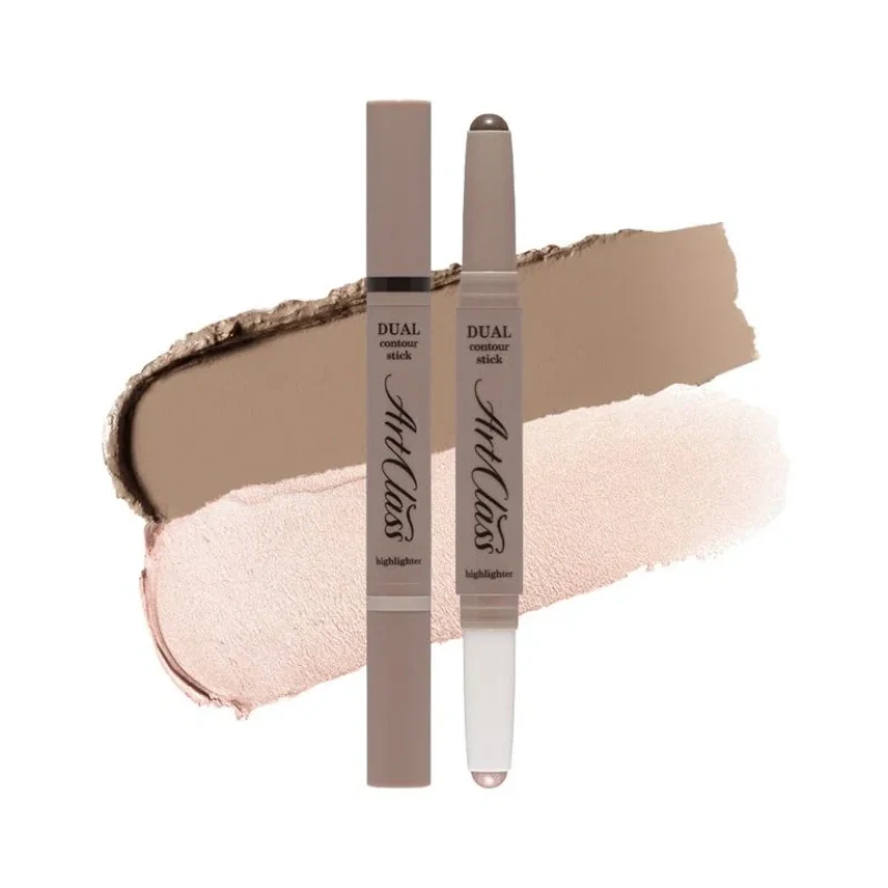 [Self-operated] Korean TOO COOL FOR SCHOOL Double-headed contour pen #02 Cool Duo 2.2g Pearlescent waterproof non-smudge contour stick