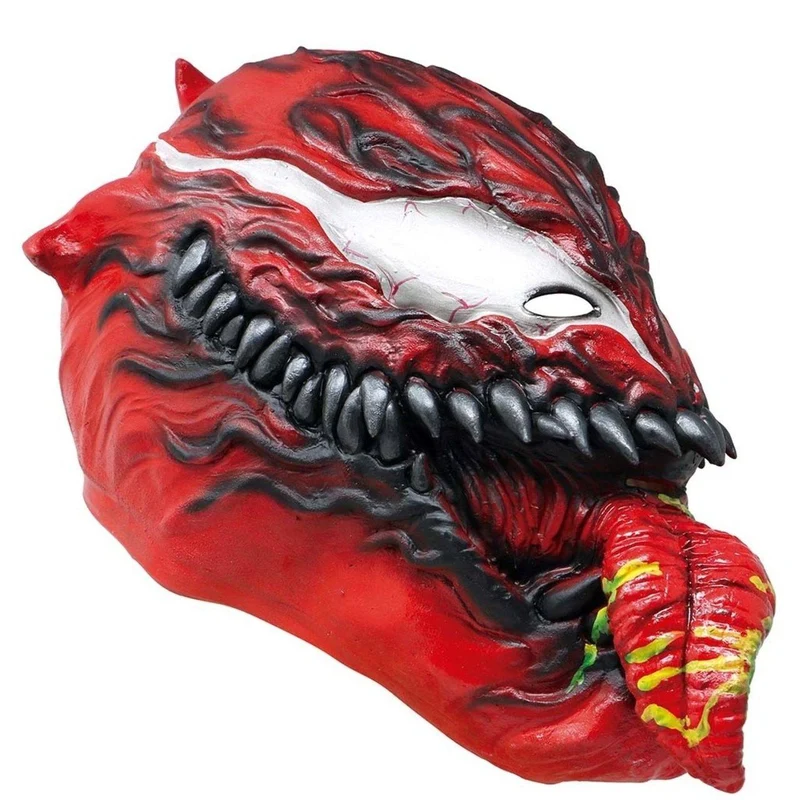 Rote Venom Latexmaske