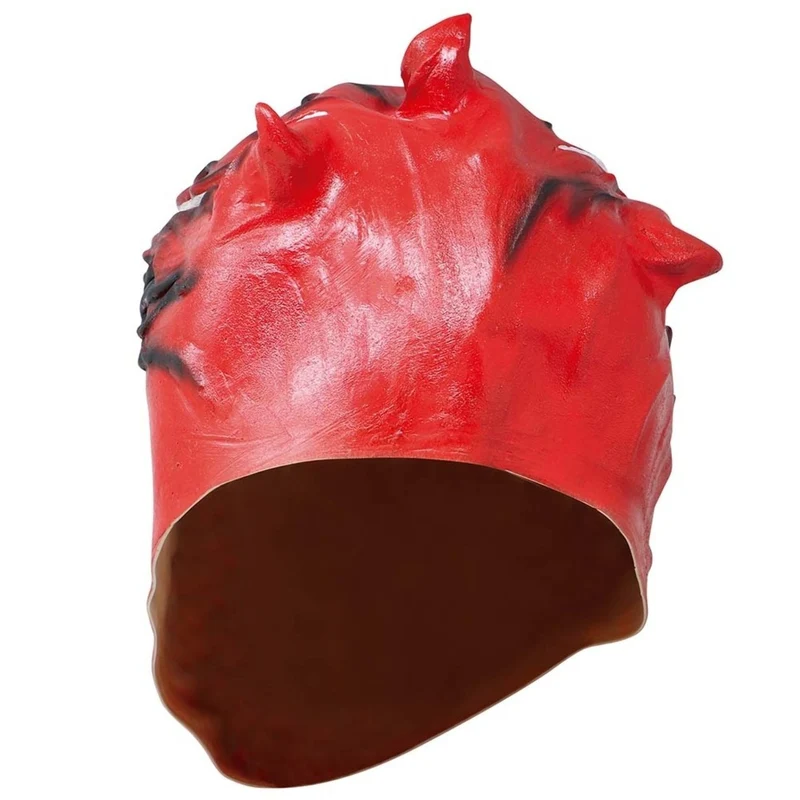 Rote Venom Latexmaske