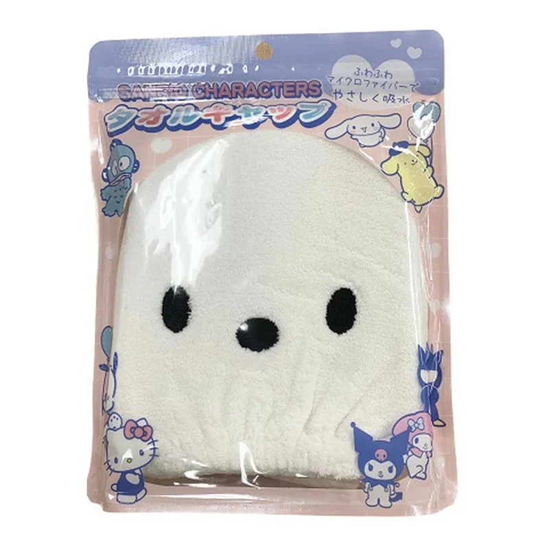 [Self-operated] Japan Santan Pokemon fiber dry hair cap Pacha Dog 1 pack water-absorbing quick-drying fluffy hair cap