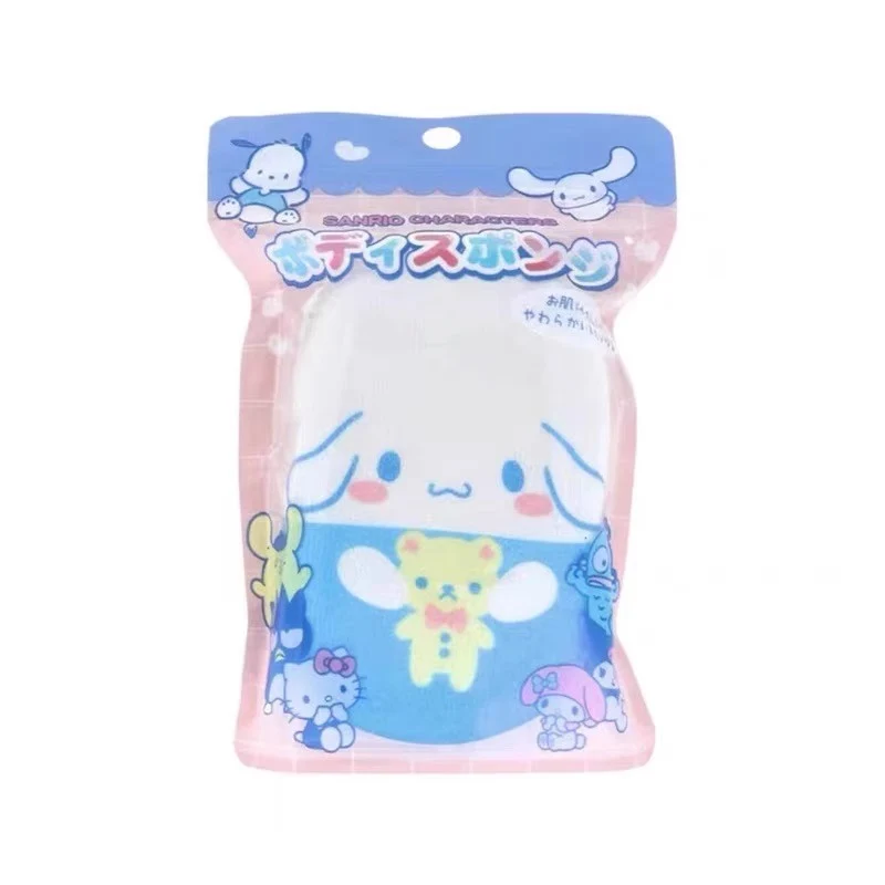 [Self-operated] Japanese Sanrio bath sponge Big Ear Dog style 1 pack sponge to wipe bath towel to clean bath flowers