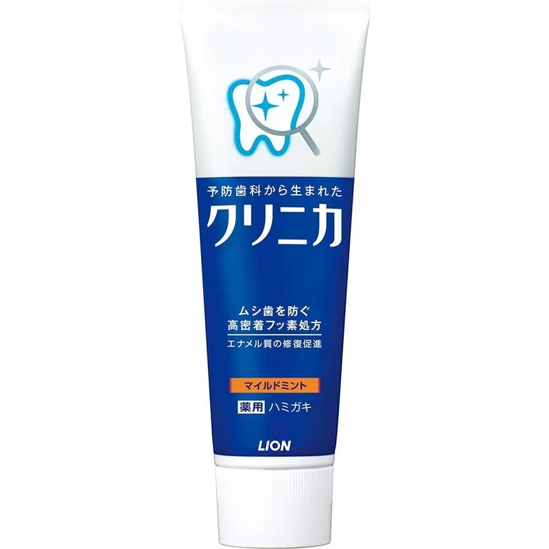 [Self-operated] Japan LION Lion CLINICA enzyme cleansing whitening anti-caries repair toothpaste mild mint flavor 130g removes teeth stains whitening anti-sensitivity