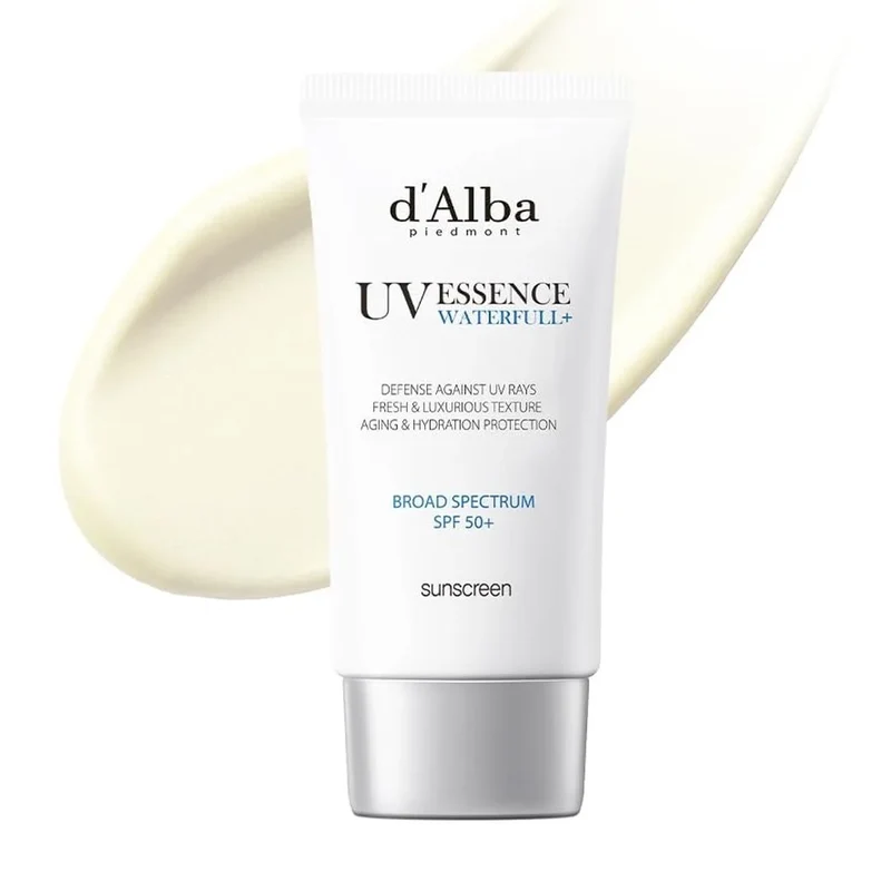 [Self-operated] Korean d'Alba Delper Water Essence Sunscreen 50ml SPF50+ Refreshing and non-acne-proof UV protection moisturizing sunscreen