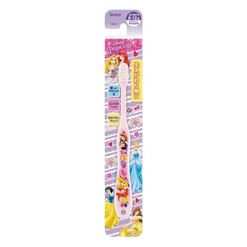 [Self-operated] Japanese Skater Skater cartoon baby toddler soft bristle toothbrush 6-12 years old Disney Princess 1 piece
