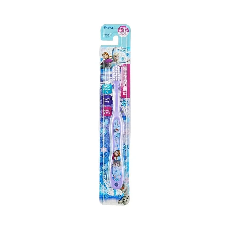 [Self-operated] Japanese Skater Skater cartoon baby toddler soft bristle toothbrush 6-12 years old Frozen 1 piece