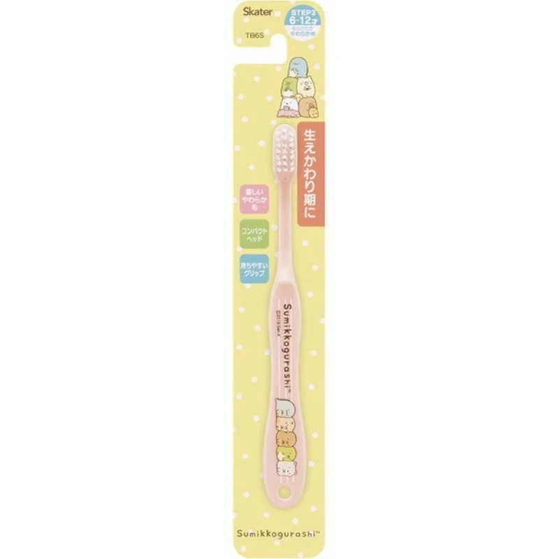 [Self-operated] Japanese Skater Skater cartoon baby toddler soft bristle toothbrush 6-12 years old corner biological cartoon 1 piece