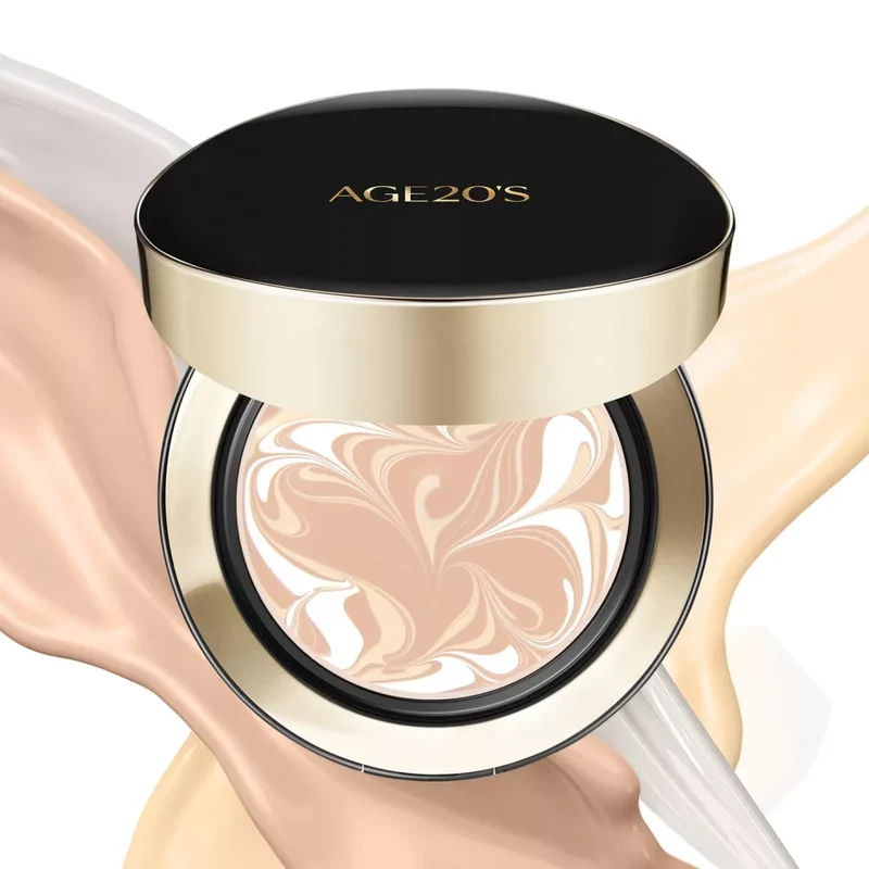 [Self-operated] South Korea AGE20's Aekyung Black Box Air Cushion BB Cream 14g Single Core Concealer Whitening Concealer Repair Foundation Cream Water Light Essence Water Powder Cream No. 13 Bright White SPF50+ PA++++
