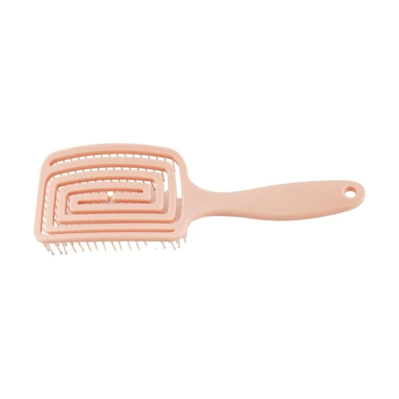 [Self-operated] China Goood Goody Crescent-shaped large comb peach pink fluffy ribs comb fluffy high skull comb hair artifact women's special long hair styling massage meridian air bag ribs air cushion comb