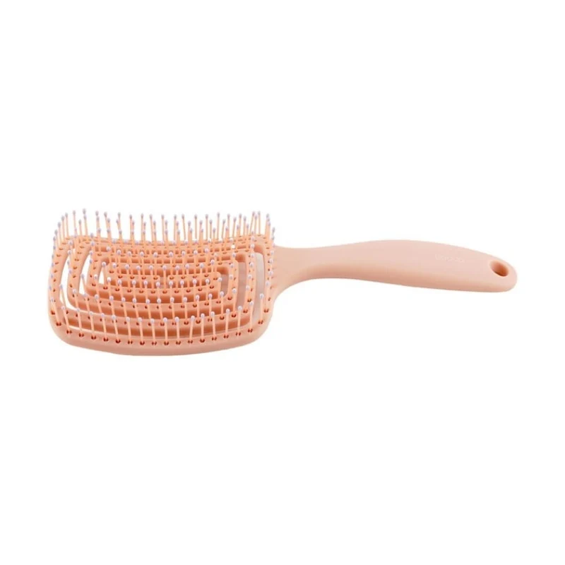 [Self-operated] China Goood Goody Crescent-shaped large comb peach pink fluffy ribs comb fluffy high skull comb hair artifact women's special long hair styling massage meridian air bag ribs air cushion comb