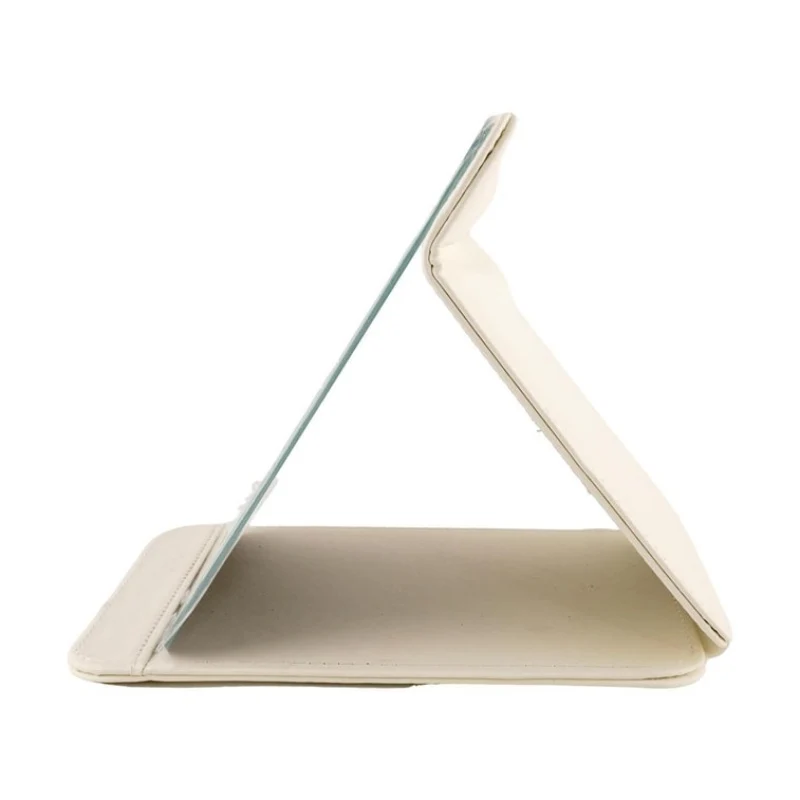 [Self-operated] China Goood Goody portable makeup mirror desktop mirror milky white ins Internet celebrity same style folding makeup mirror desktop small dressing mirror