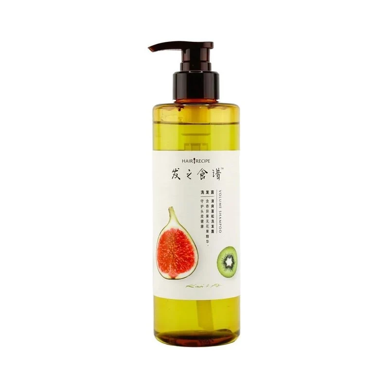 [Self-operated] Japan HAIR RECIPE Hair Recipe Kiwi Fig Silicone-free Oil Control Shampoo 530ml Oil control and fluffy suitable for oily hair