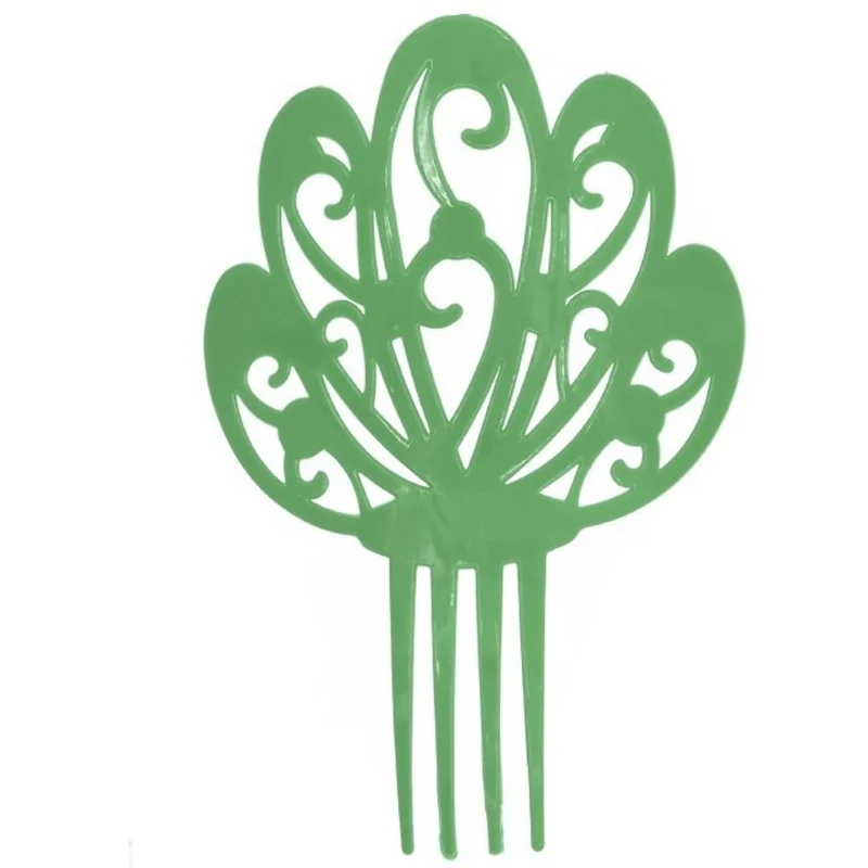 Großer grüner Haarkamm