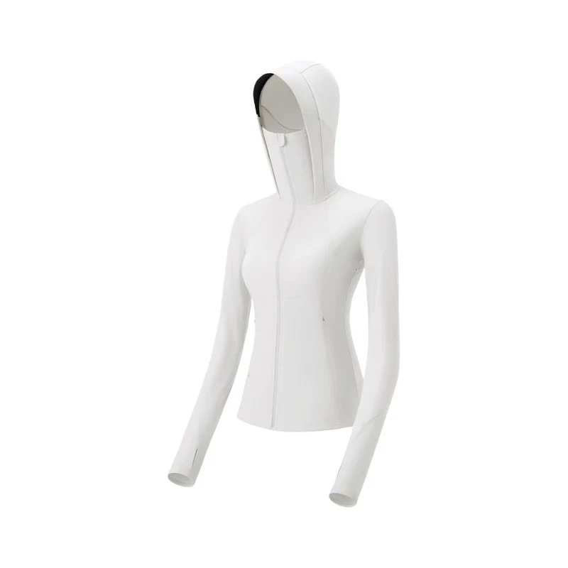 [Self-operated] China Beneunder Banana Women's Cool Sun Protection Clothing Sun Protection Clothing Sports Top Slim Fit UPF50+ Cream Milk White 165/88A L Size 1 Pack Anti-ultraviolet Ice Silk Sun Protection Shirt Breathable Light Sun Protection Clothing