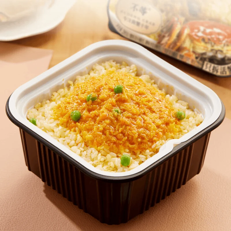 [Self-operated] Chinese crab roe rice, crab roe rice, self-heating rice 295g, live crab, freshly opened, 0 flavors, 0 preservatives, Internet celebrity midnight snack, lazy fast food, convenient self-heating rice