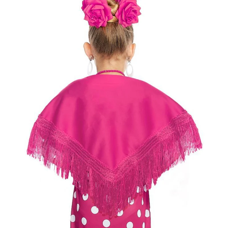 Schultertuch Fuchsia für Kinder
