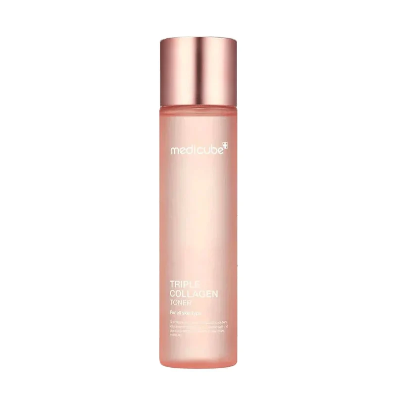 [Self-operated] Korean MEDICUBE Triple Collagen Toner 4.0 140ml Firming Skin Moisturizing Toner Repairs Firming Soothing Moisturizing Gloss