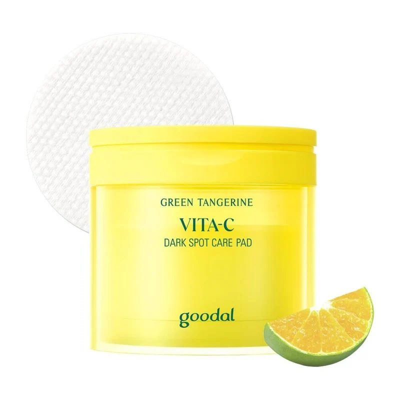[Self-operated] Korea GOODAL Green Orange Vitamin VC Toner Cotton Pads Moisturizing Spot Remover 160ml 70 pieces