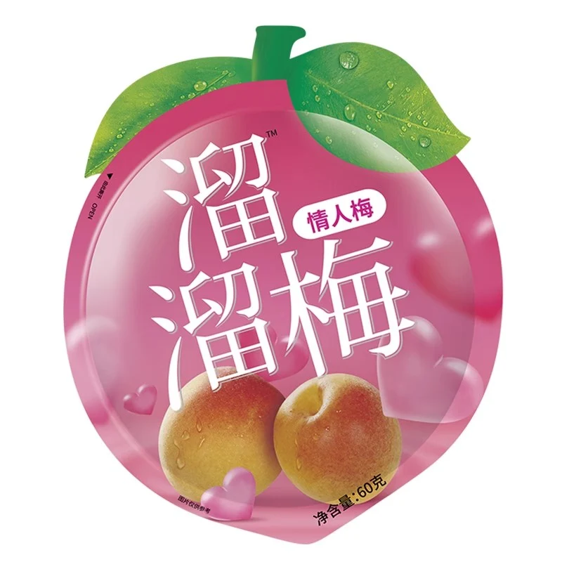 【Self-operated】China LIULIUMEI Liuliumei Lover Plum 60g Internet celebrity snacks plum preserved fruit