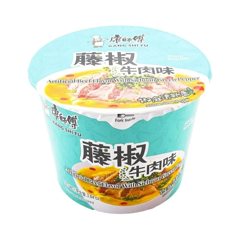 【Self-operated】China MASTER KONG Master Kong Pepper Beef Noodles 109g Instant Noodles Snack Ramen Noodle Soup