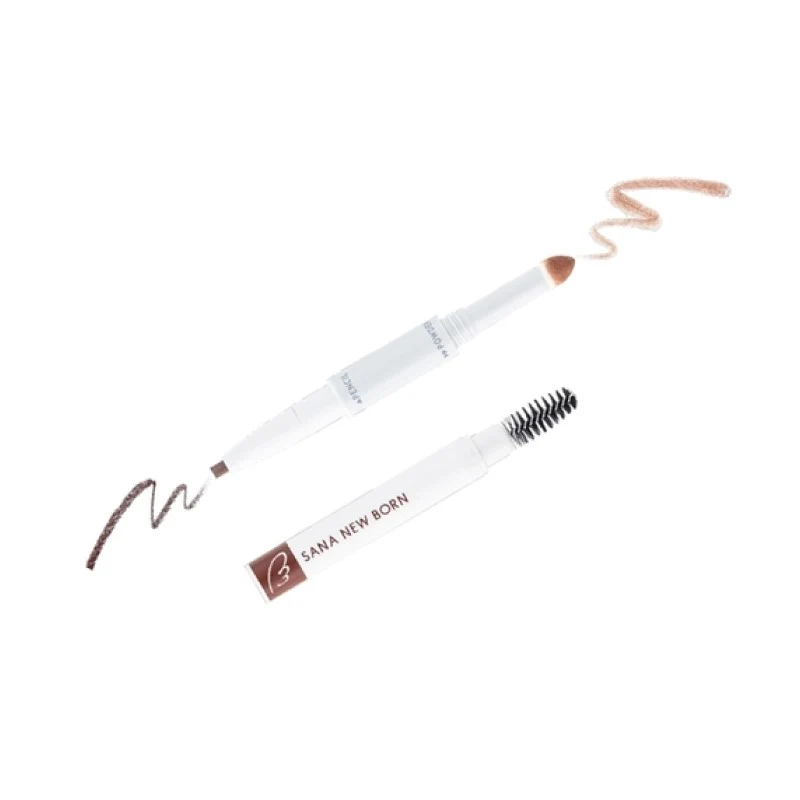 [Self-operated] Japan SANA Sana new soft three-in-one eyebrow pencil #07 sweet chestnut brown (corresponding to the old version B7 color) 1 eyebrow pencil + eyebrow powder + rotating eyebrow brush XNUMX-in-XNUMX eyebrow pencil waterproof long-lasting non-fading eyebrow powder eyebrow brush